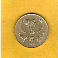 Кипр 5 центов 1994г.