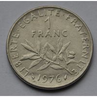 Франция 1 франк, 1976 г.