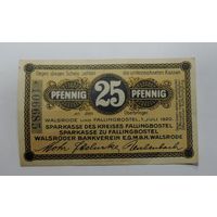 25 пфеннигов 1920 г. Германия. (Нотгельды).