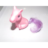 Пони, розовая лошадка мини
