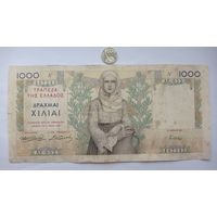 Werty71 Греция 1000 драхм 1935 банкнота большой формат