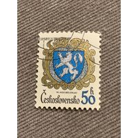 Чехословакия 1982. Гербы. Mlada Boleslav. Марка из серии