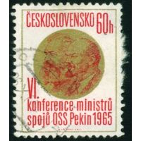 6-я конференция Организации социалистических стран Маркс, Ленин Чехословакия 1965 год серия из 1 марки