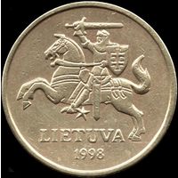 Литва 20 центов 1998 КМ 107 (17-12)