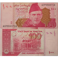 Пакистан 100 рупий 2022 UNC П1-255