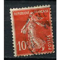 Франция - 1906 - Жница 10С - [Mi.117axii] - 1 марка. Гашеная.  (Лот 101CF)