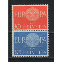 Швейцария Europa CEPT 1960 #720-1*
