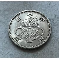 Япония 100 йен 39 (1964) - XVIII летние Олимпийские Игры, Токио 1964 - серебро