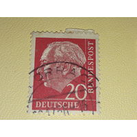 Германия ФРГ 1954, 1956 Стандарт. Теодор Хойс