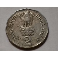Индия 2 рупии 1992