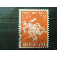 Нидерланды 1958 Детские игры, катание на роликах