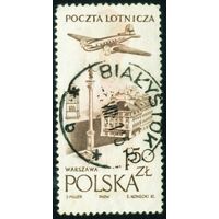 Самолет Польша 1957 год 1 марка
