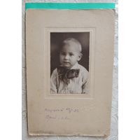 Фото большое "Малыш", 1929 г., Ташкент (без паспарту 13,5*9 см, с паспарту 38,5*19 см)