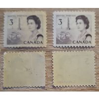 Канада 1967 Королева Елизавета II, нефтяная вышка и комбайн.