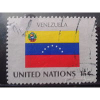ООН Нью-Йорк 1980 Флаг Венесуэлы