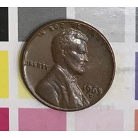 США 1 цент 1963 D