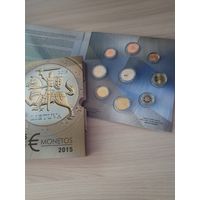 Литва 2015 официальный PROOF набор монет евро (8 монет, от 1 цента до 2 евро)