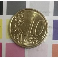 Германия 10 евроцентов 2017 F