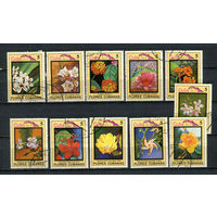 Куба - 1983 - Цветы (одна марка с надрывом) - 11 марок. Гашеные.  (LOT AL32)