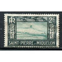 Французские колонии - Сен-Пьер и Микелон - 1932/1933 - Маяк 2C - [Mi.134] - 1 марка. MH.  (Лот 67Eu)-T5P6