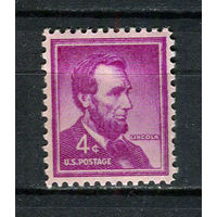 США - 1954/1973 - Линкольн 4C - [Mi.657A] - 1 марка. MH.  (Лот 36ED)-T2P2
