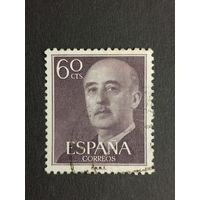 Испания 1955. Стандартный выпуск. Генерал Франко.
