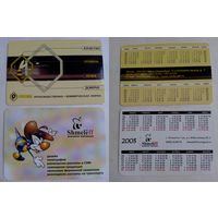 Карманные календарики Пчёлы.2003 год