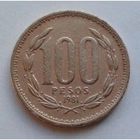 Чили 100 песо. 1981