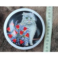 Villeroy & Boch шкатулка ручная роспись котенок