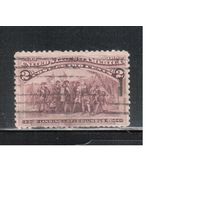 США-1893, (Мих.74), гаш.   , 400-лет открытия Америки, Колумб, (1)