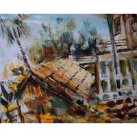 Картина "Португальские крыши" 50х60. Андрей Бондарев