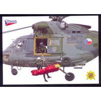 Чехия открытка техника армия авиация вертолёт