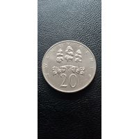 Ямайка 20 центов 1988 г. - ФАО