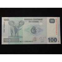 Конго 100 франков 2013г UNC