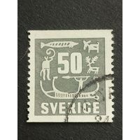 Швеция 1954. Наскальные рисунки