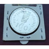 Редкость! Серебро 0,835! Франция, Новые Гебриды (Вануату) 1966 г. 100 франков