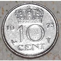 Нидерланды 10 центов, 1973 (4-10-5)