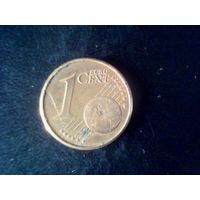 Монеты.Европа.Германия 1 Евро Цент 2002.