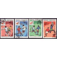 4 марки 1982 год Мадагаскар Футбол