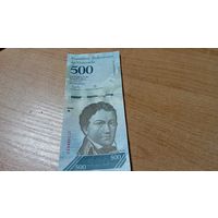 500 боливаров  2017 года Венесуэлы с рубля **98950