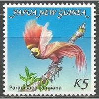 Папуа Новая Гвинея. Райская птица. 1984г. Mi#478.