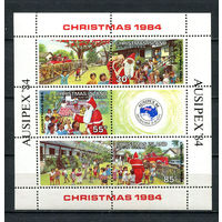 Остров Рождества (Австралия) - 1984 - Рождество - [Mi. bl. 3] - 1 блок. MNH.  (Лот 153BO)