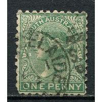 Южная Австралия (штат) - 1876 - Королева Виктория 1Р - [Mi.48] - 1 марка. Гашеная.  (Лот 72Eu)-T5P6