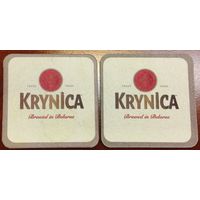 Подставка под пиво "Крынiца / Криница / Krynica" No 1
