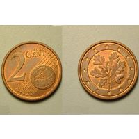 2 евро цента 2010 год Германия D (Myunkhen) Мюнхен