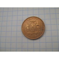 Ямайка 25 центов 1996г.km167