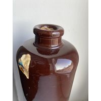 Рижский бальзам ( порожняя , глиняная бутылка) 1 литр.