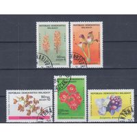[157] Мадагаскар 1984. Флора.Цветы. Гашеная серия.