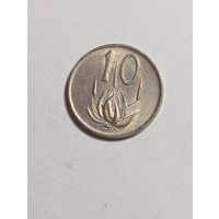 ЮАР 10 центов 1971 года .