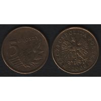 Польша y278 5 грош 2006 год (mw) (f0